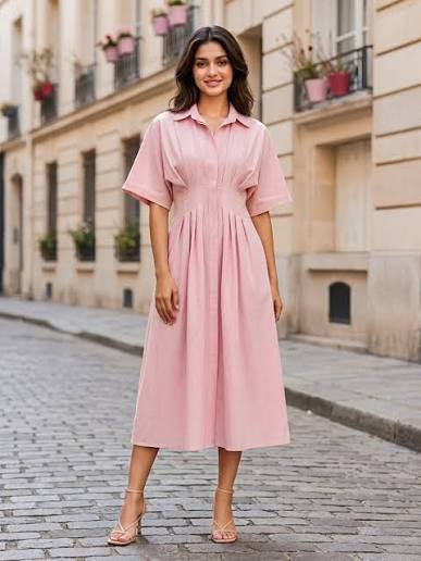 pink cotton dress — GCR